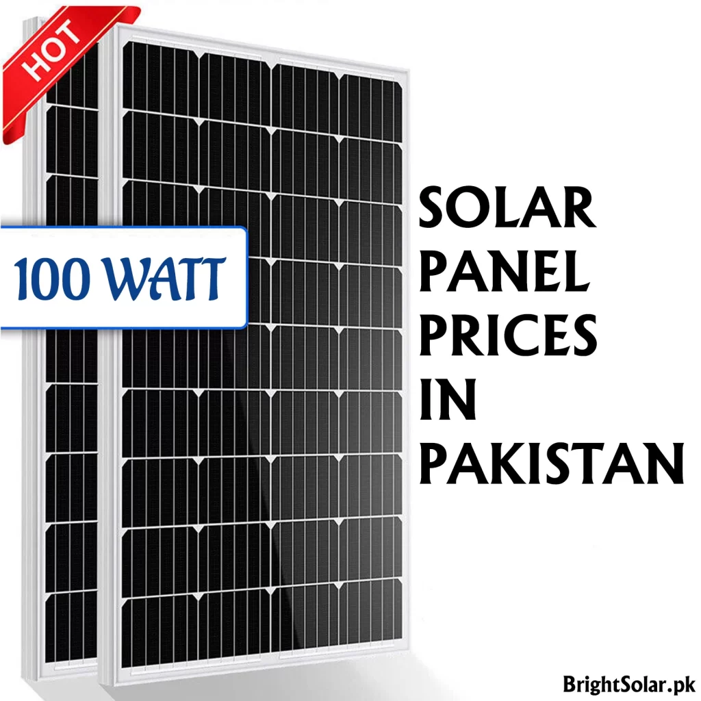 100 watt solar panel price in pakistan